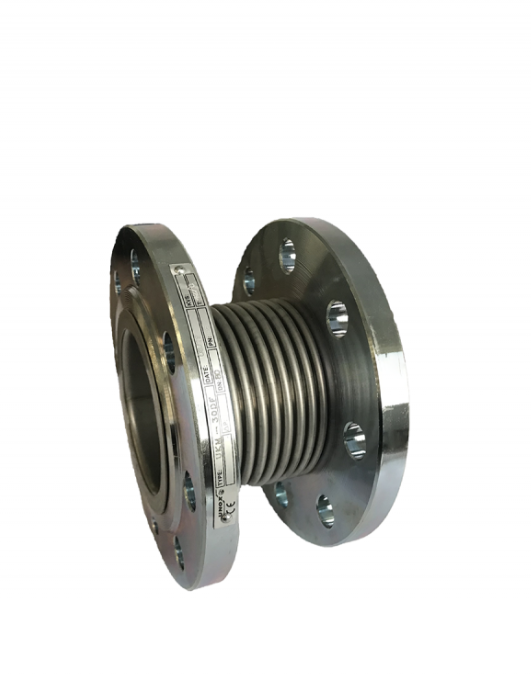 30mm Metal Bellows Rotating Flanged Liner Expansion Joint ❖ They balance the elongation-shortening situation caused by temperature change, thus they balance the lateral and angular movement.
